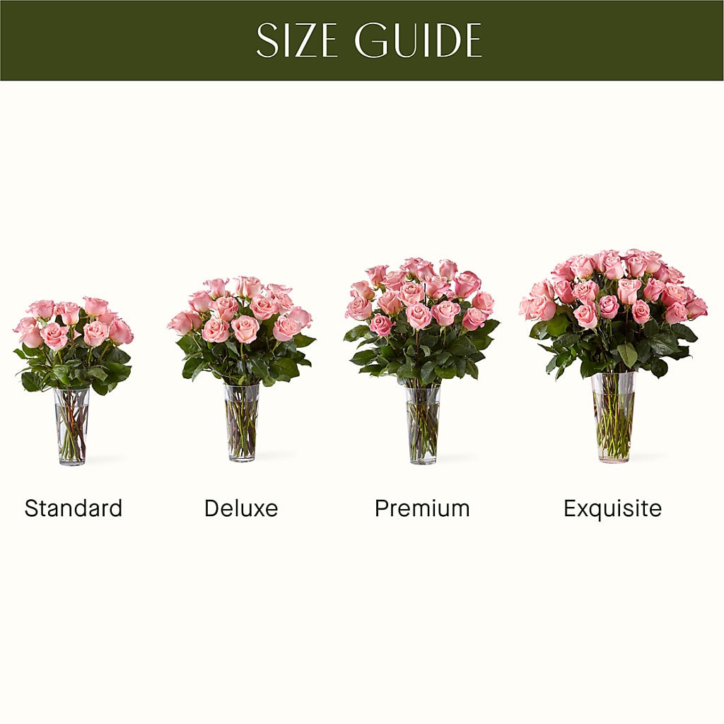 Long Stem Pink Rose Bouquet –  Grayson Florist And Gifts, Independence VA