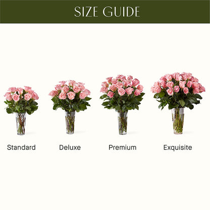 Long Stem Pink Rose Bouquet –  Grayson Florist And Gifts, Independence VA