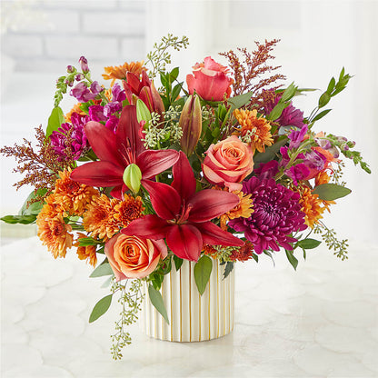 Burgundy Landscape Bouquet –  Grayson Florist And Gifts, Independence VA