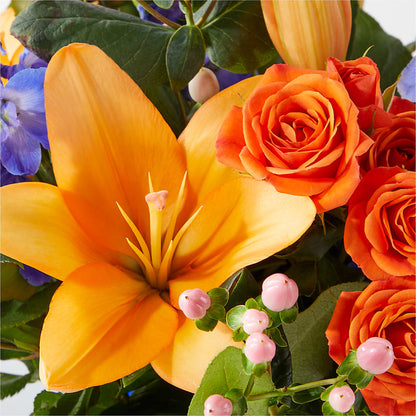 Radiant Citrus Bouquet –  Grayson Florist And Gifts, Independence VA