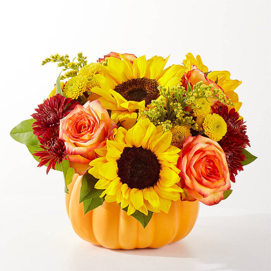 Golden Gourd Pumpkin Bouquet –  Grayson Florist And Gifts, Independence VA
