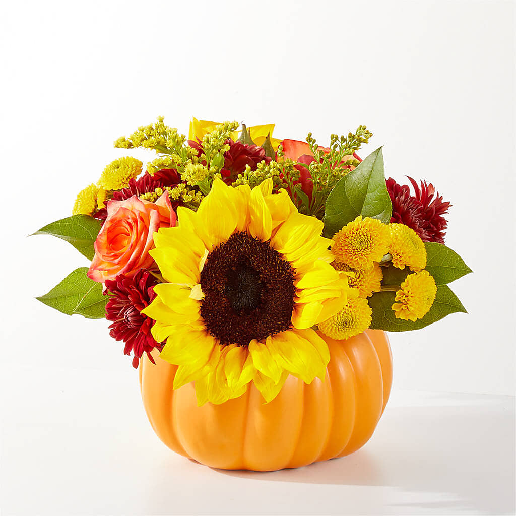 Golden Gourd Pumpkin Bouquet –  Grayson Florist And Gifts, Independence VA