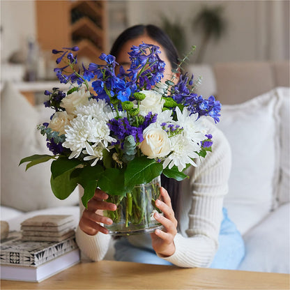 Cerulean Waves Bouquet –  Grayson Florist And Gifts, Independence VA