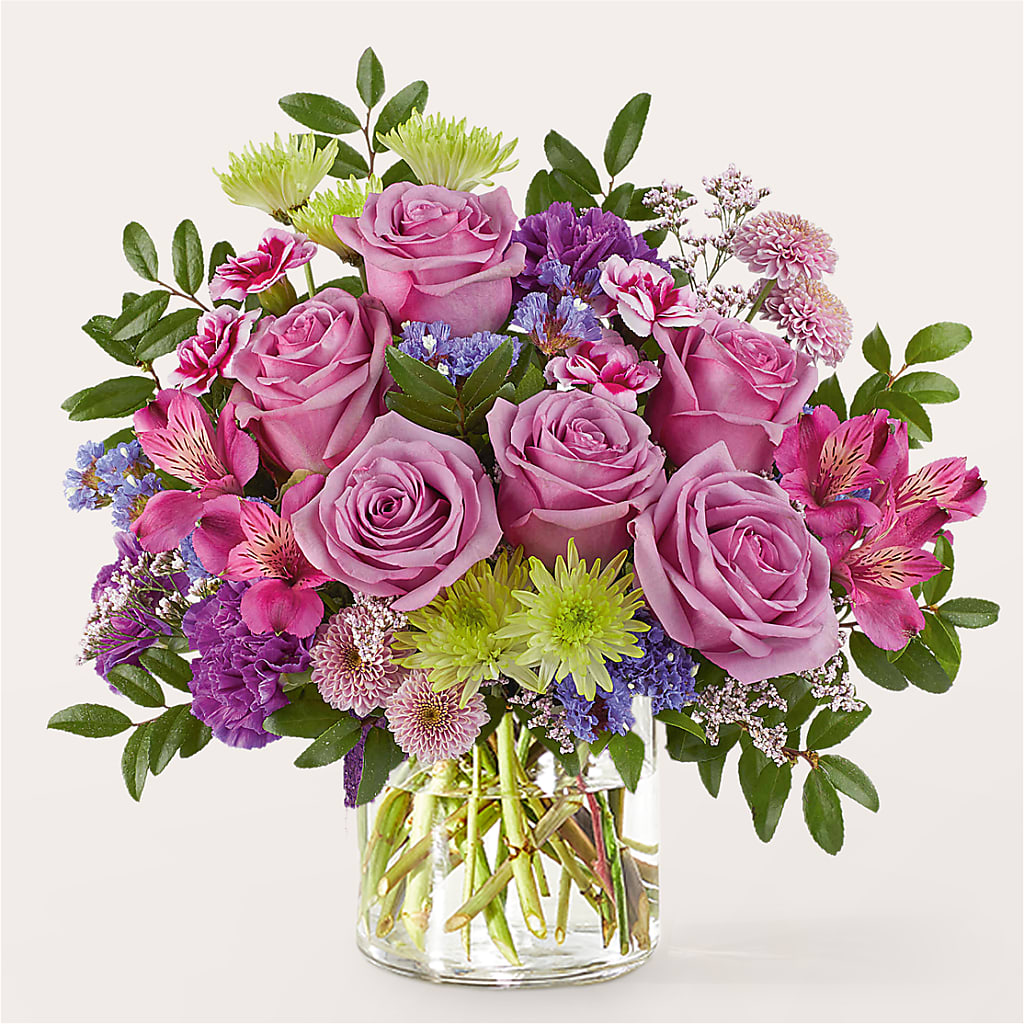 Glass Half Full Bouquet –  Grayson Florist And Gifts, Independence VA