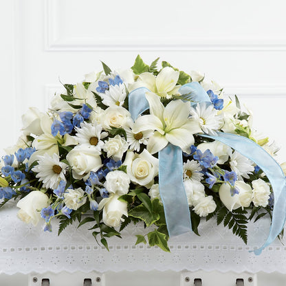 Tender Treasure Casket Spray –  Grayson Florist And Gifts, Independence VA