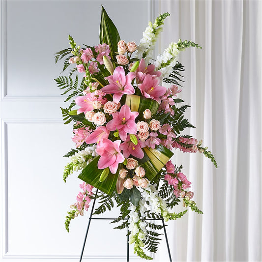 Elegant Embrace Standing Spray –  Grayson Florist And Gifts, Independence VA