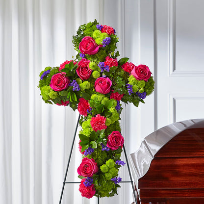 Tribute Rose Floral Cross –  Grayson Florist And Gifts, Independence VA