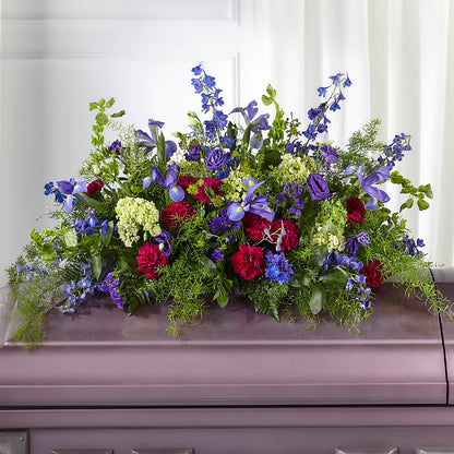 Always Treasured Casket Spray –  Grayson Florist And Gifts, Independence VA