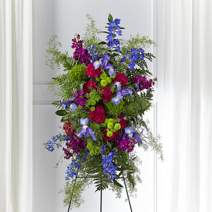 Heavenly Skies Standing Spray –  Grayson Florist And Gifts, Independence VA