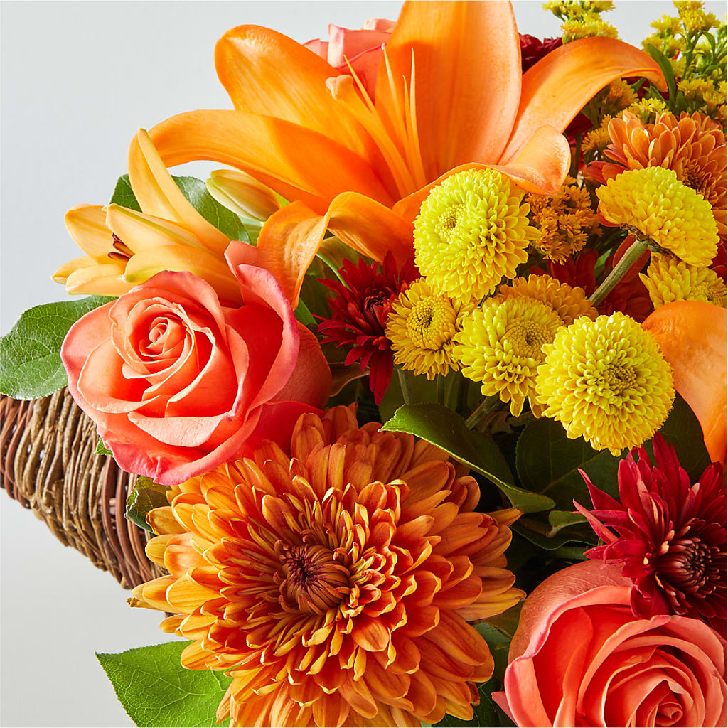 Bouquet of Blessings Cornucopia –  Grayson Florist And Gifts, Independence VA