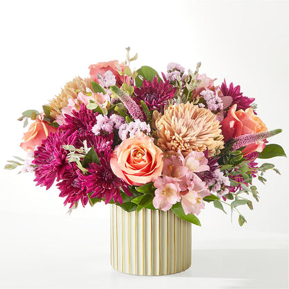 Berry Cobbler Bouquet with Ivory Vase –  Grayson Florist And Gifts, Independence VA