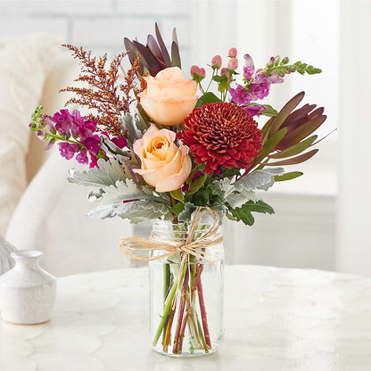 Moody Hues Bouquet –  Grayson Florist And Gifts, Independence VA