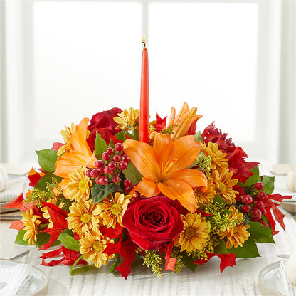 Autumn's Embrace Centerpiece –  Grayson Florist And Gifts, Independence VA